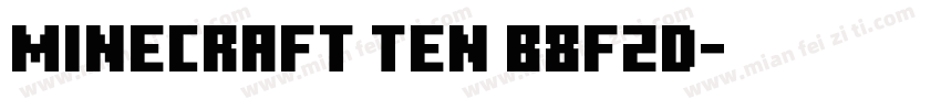 Minecraft Ten b8f2d字体转换